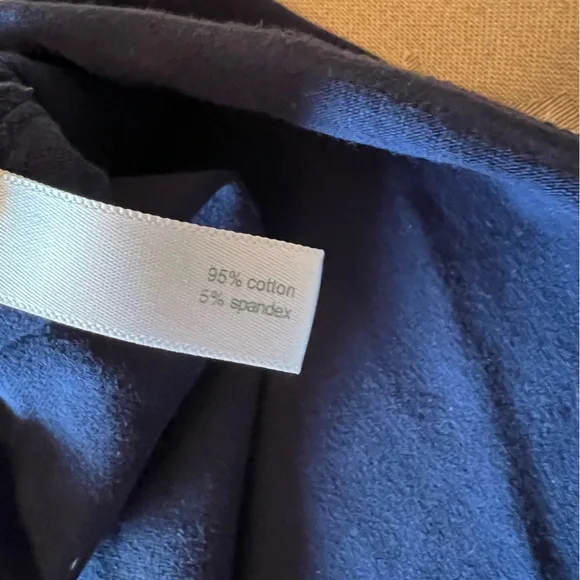 Women’s Fashion Bug Navy Blue Ruffle Short Sleeve Top - Picture 3 of 3